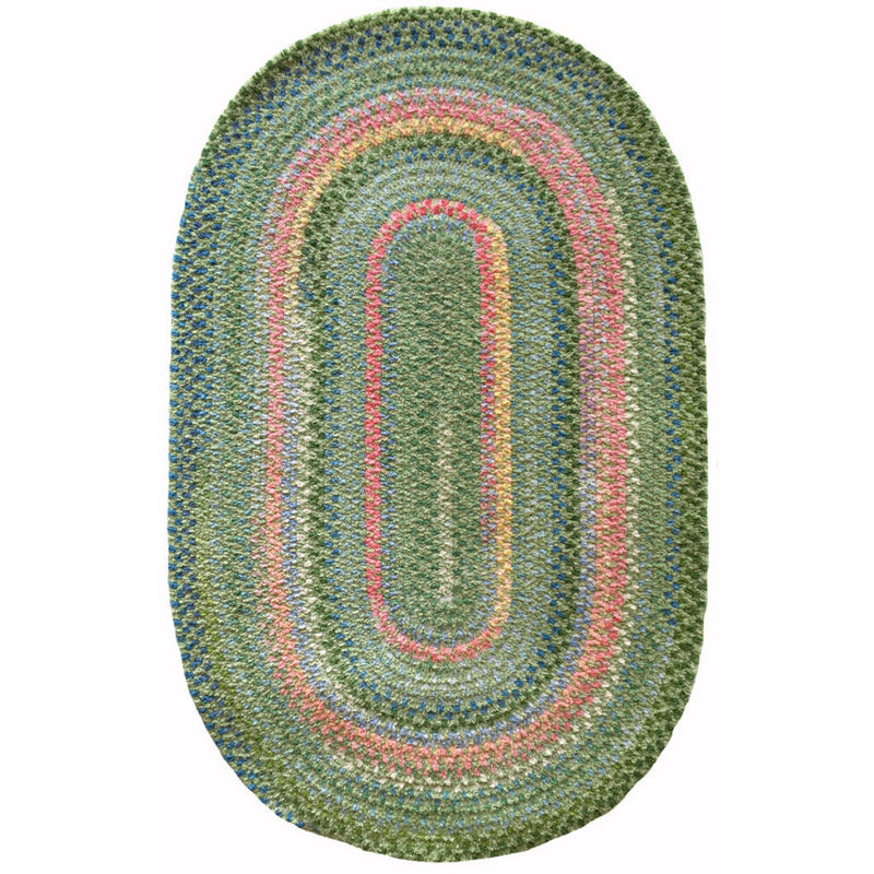 Bailey Greenhouse Braided Rug Oval SiloV image