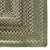 Bradford Foliage Braided Rug Concentric Corner image