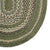 Bradford Foliage Braided Rug Oval Corner image