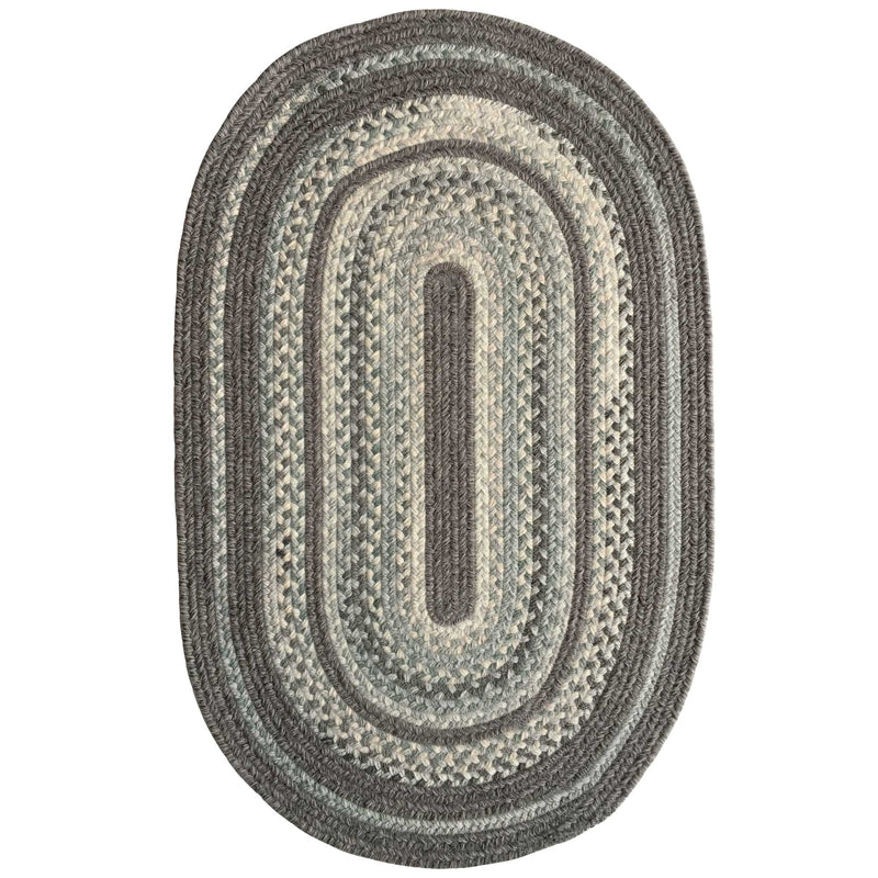 Bradford Greyhound Braided Rug Oval SiloV image