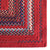 Bradford Crimson Braided Rug Concentric Corner image