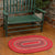 Bradford Crimson Braided Rug Oval Roomshot image