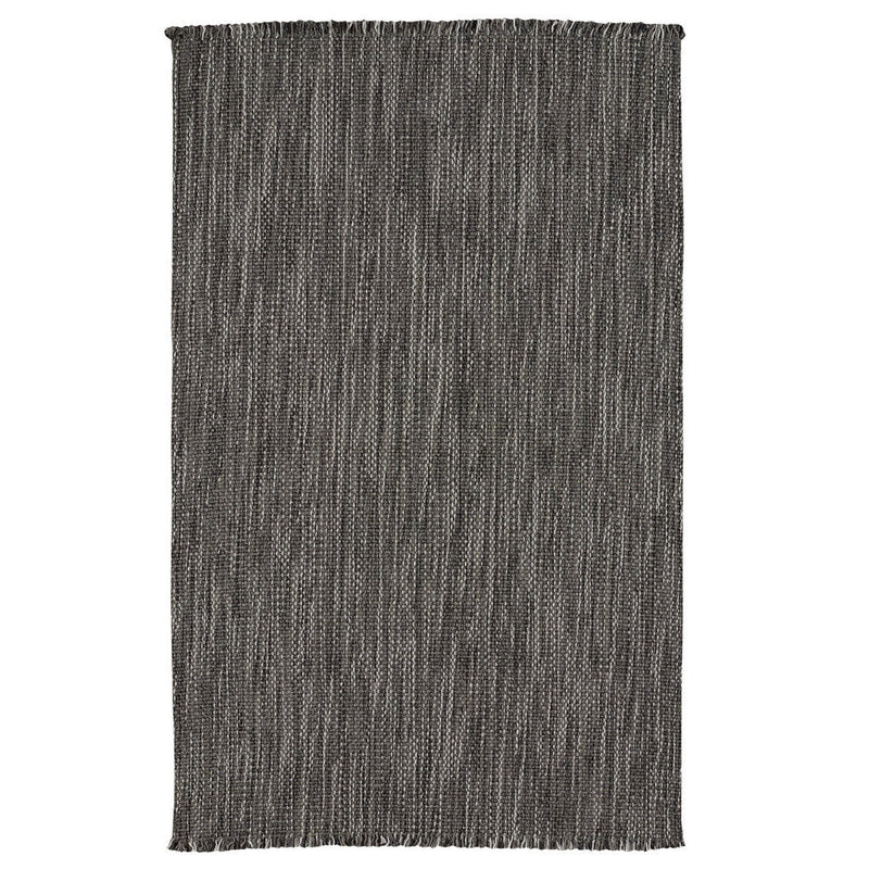 Seagrove Steel Flat Woven Rug Vertical Stripe Rectangle SiloR image