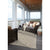 Seagrove Oyster Flat Woven Rug Vertical Stripe Rectangle Roomshot image