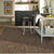 Seagrove Multi Flat Woven Rug Vertical Stripe Rectangle Roomshot image