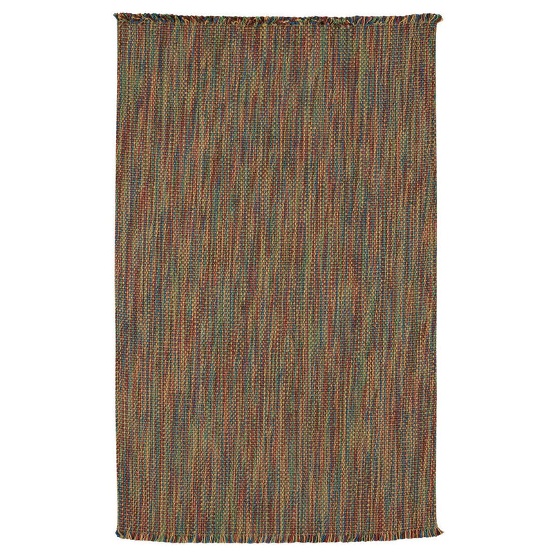 Seagrove Multi Flat Woven Rug Vertical Stripe Rectangle SiloR image