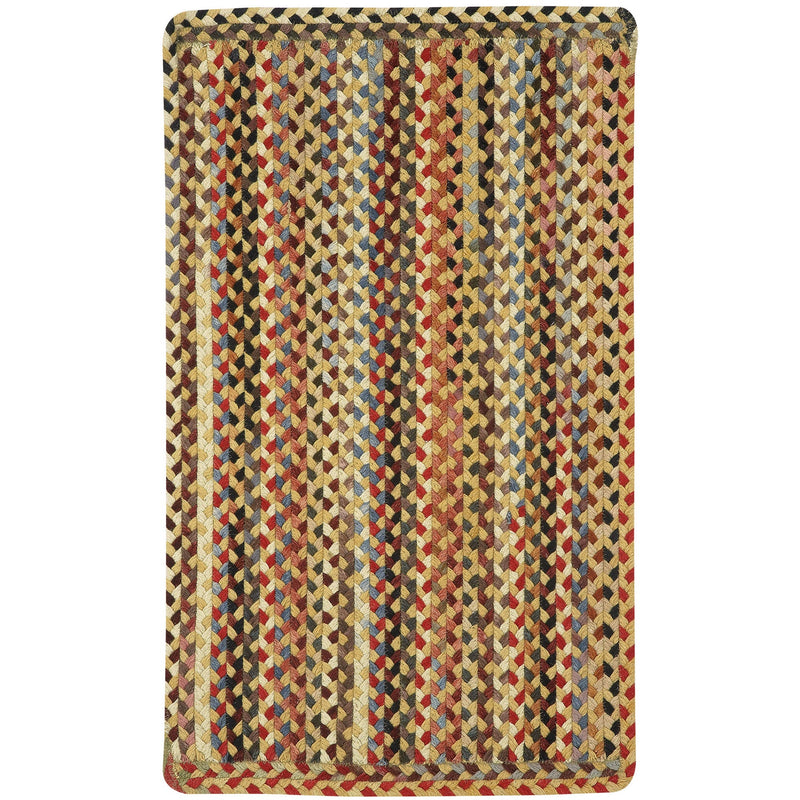 Plymouth Light Gold Braided Rug Rectangle SiloR image