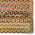 Plymouth Light Gold Braided Rug Cross-Sewn Corner image