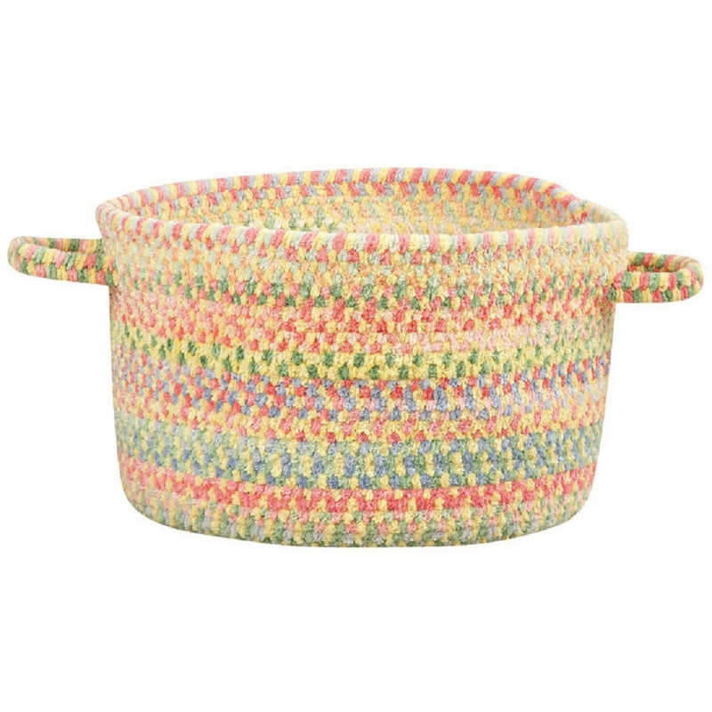 Cutting Garden Buttercup Braided Rug Basket SiloB image