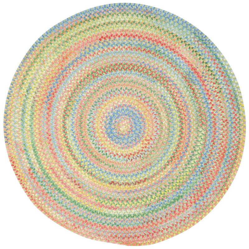 Cutting Garden Grass Braided Rug Round SiloC image