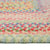 Cutting Garden Lily Braided Rug Concentric Cross Section image