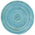 Sailor Boy Deep Blue Sea Braided Rug Round SiloC image