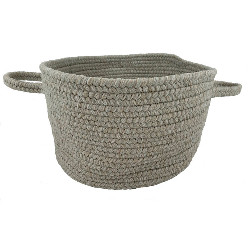 Simplicity Linen Braided Rug Basket SiloB image