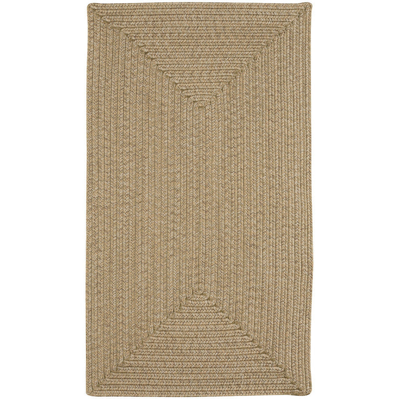 Simplicity Flax Braided Rug Concentric SiloQ image