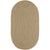 Simplicity Flax Braided Rug Oval SiloV image