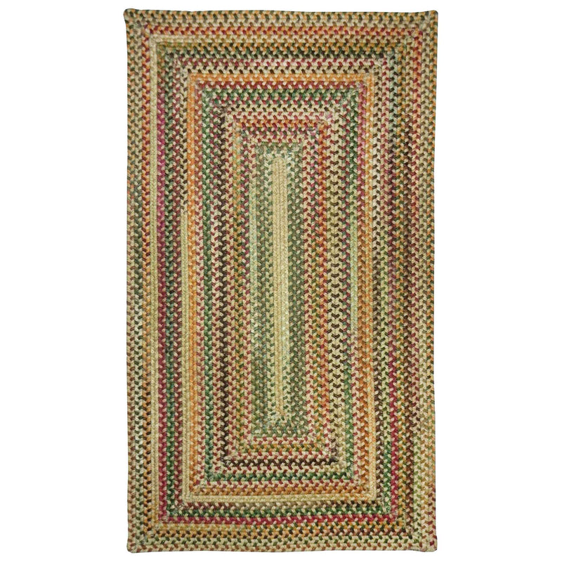 Bear Creek Wheat Braided Rug Concentric SiloQ image