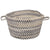 Bear Creek Grey Braided Rug Basket SiloB image