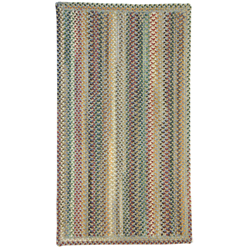 Bear Creek Misty Blue Braided Rug Rectangle SiloR image