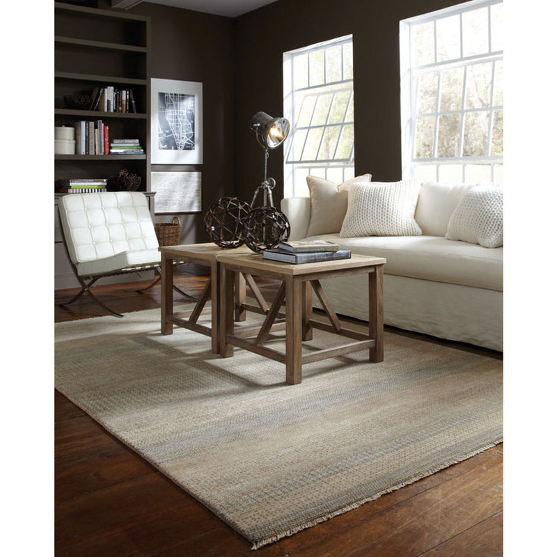 Barrister Oyster Hand Knotted Rug Rectangle Roomshot image