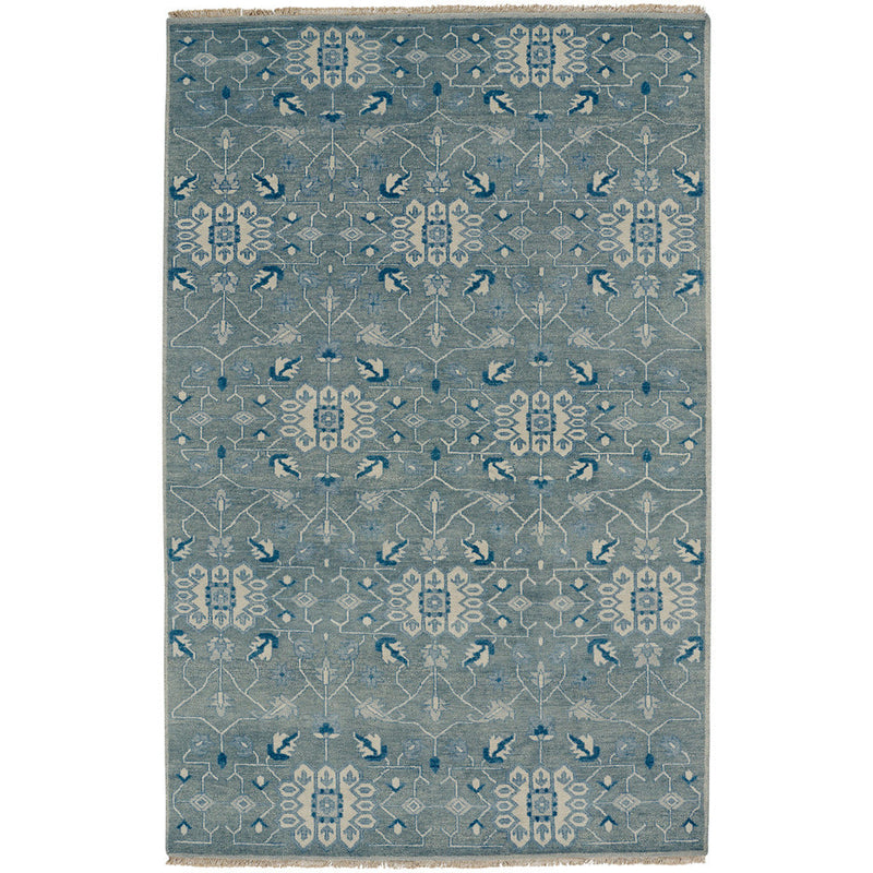 Solace Fog Hand Knotted Rug Rectangle SiloR image