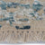 Carrara Aqua Hand Knotted Rug Rectangle Cross Section image