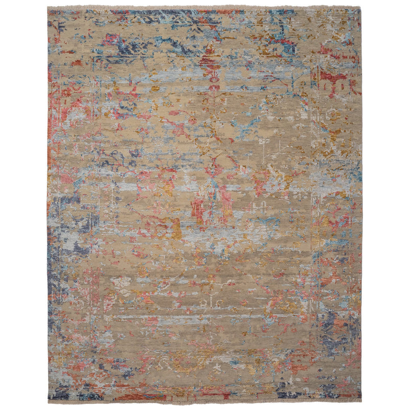 Carrara Multi Hand Knotted Rug Rectangle SiloR image