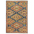 Charise-Kazak Blue Multi Hand Knotted Rug Rectangle SiloR image