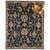 Charise-Palmette Dark Denim Hand Knotted Rug Rectangle Roomshot image