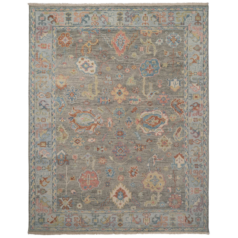 Verve Silver Multi Hand Knotted Rug Rectangle SiloR image