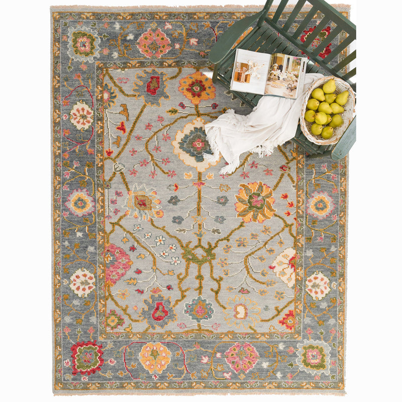 Verve Spring Multi Hand Knotted Rug Rectangle Roomshot image