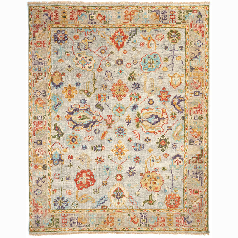 Verve Orchard Multi Hand Knotted Rug Rectangle SiloR image