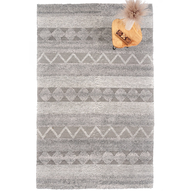 Boho Bliss Stone Hand Woven Area Rug Rectangle Roomshot image