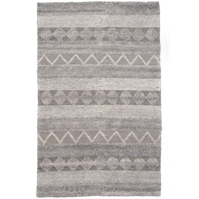 Boho Bliss Stone Hand Woven Area Rug Rectangle SiloR image