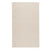 White Wicker-Serged Machine Woven Rug Rectangle SiloR image