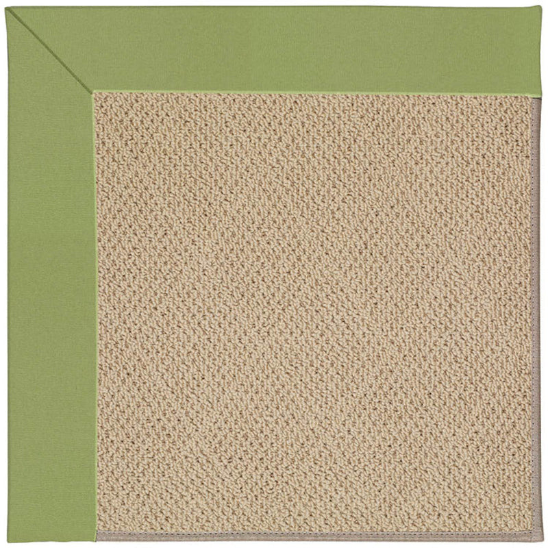 Creative Concepts-Cane Wicker Canvas Citron Indoor/Outdoor Bordere Rectangle Corner image