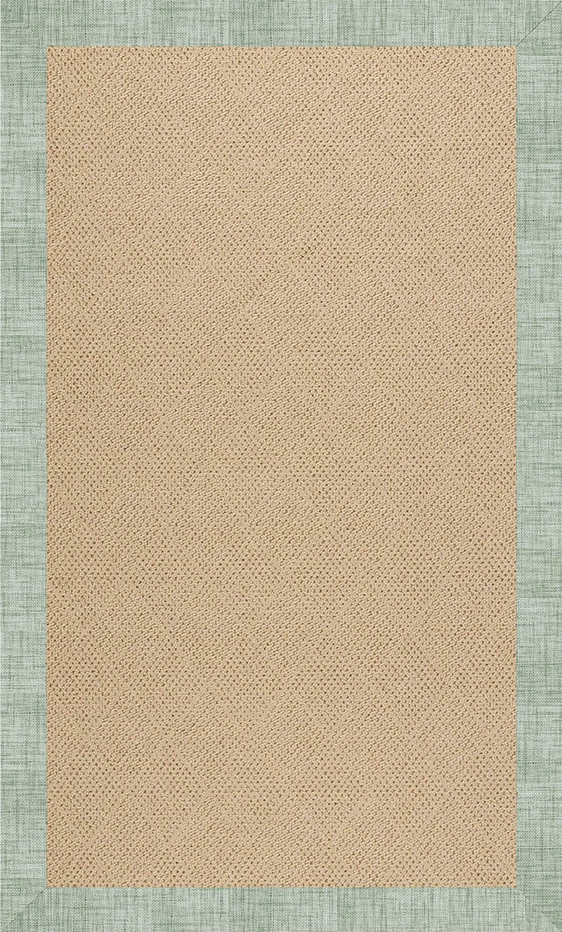 Creative Concepts-Cane Wicker Rave Spearmint Indoor/Outdoor Bordere Rectangle SiloR image