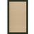 Creative Concepts-Cane Wicker Canvas Fern Indoor/Outdoor Bordere Rectangle SiloR image