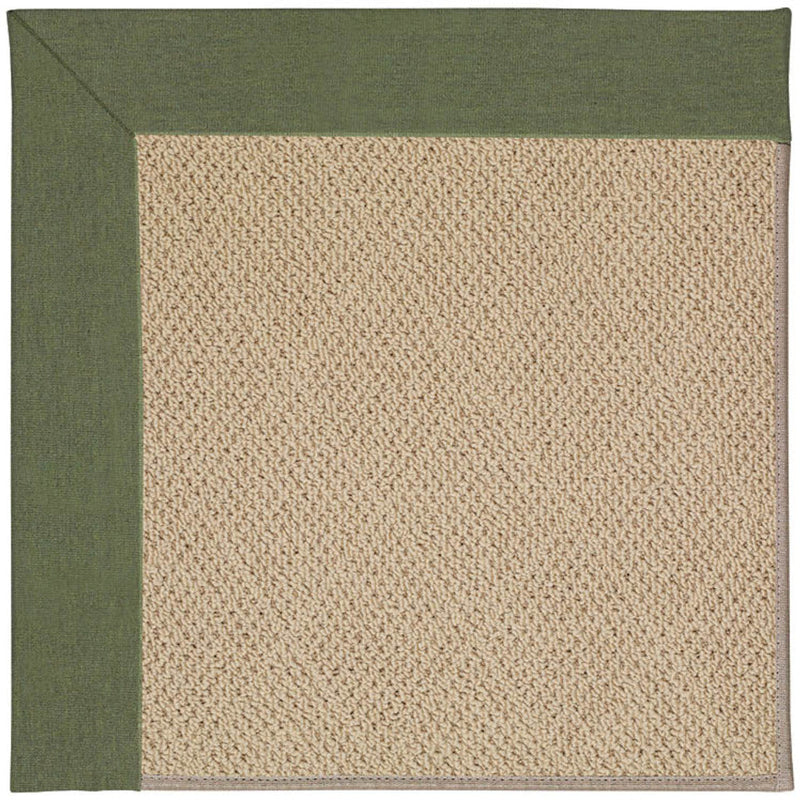 Creative Concepts-Cane Wicker Canvas Fern Indoor/Outdoor Bordere Rectangle Corner image