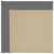 Creative Concepts-Cane Wicker Canvas Charcoal Indoor/Outdoor Bordere Rectangle Corner image