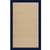 Creative Concepts-Cane Wicker Canvas Neptune Indoor/Outdoor Bordere Rectangle SiloR image