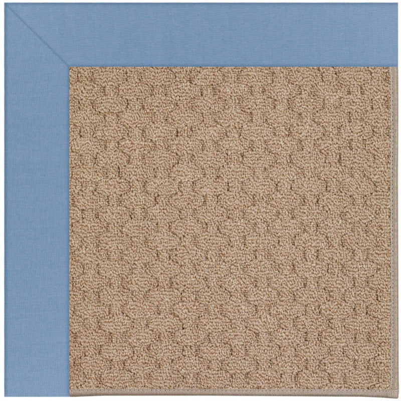 Creative Concepts-Grassy Mtn. Canvas Air Blue Indoor/Outdoor Bordere Rectangle Corner image