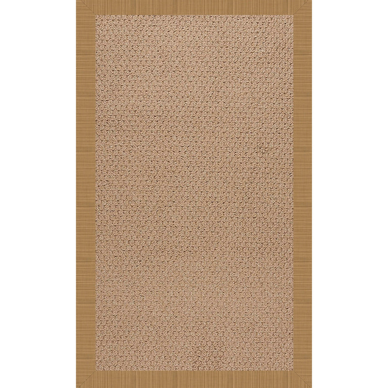 Creative Concepts-Raffia Dupione Bamboo Indoor/Outdoor Bordere Rectangle SiloR image