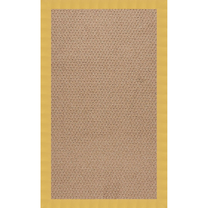 Creative Concepts-Raffia Canvas Canary Indoor/Outdoor Bordere Rectangle SiloR image