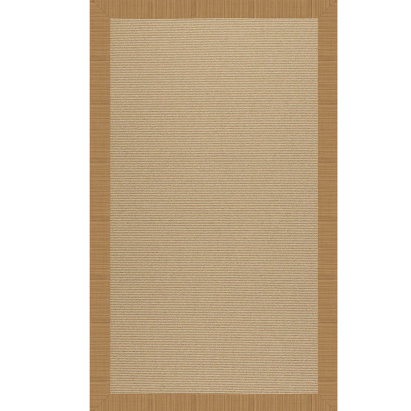 Creative Concepts-Sisal Dupione Bamboo Indoor/Outdoor Bordere Rectangle SiloR image