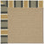 Creative Concepts-Sisal Long Hill Ebony Indoor/Outdoor Bordere Runner SiloN image