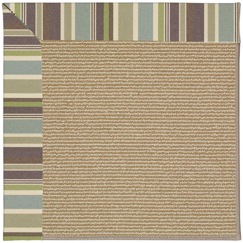 Creative Concepts-Sisal Brannon Whisper Indoor/Outdoor Bordere Rectangle Corner image