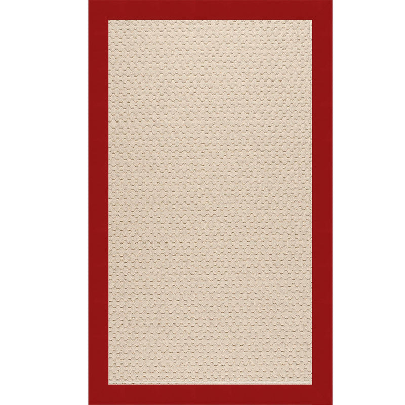 Creative Concepts-Sugar Mtn. Canvas Jockey Red Indoor/Outdoor Bordere Rectangle SiloR image