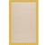 Creative Concepts-Beach Sisal Canvas Canary Indoor/Outdoor Bordere Rectangle SiloR image