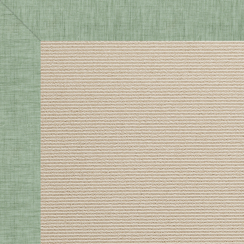 Creative Concepts-Beach Sisal Rave Spearmint Indoor/Outdoor Bordere Runner image