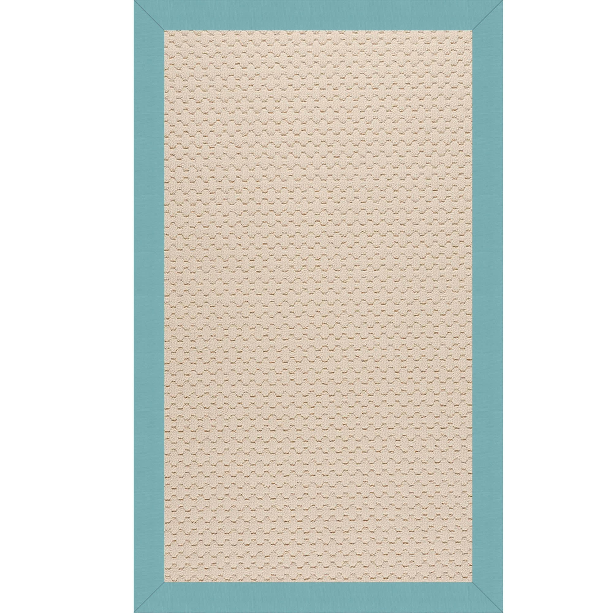 Creative Concepts-Beach Sisal Canvas Aquatic Indoor/Outdoor Bordere Rectangle image